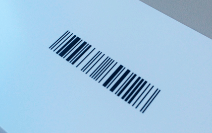 バーコード印字の画像